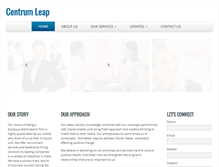 Tablet Screenshot of centrumleap.com